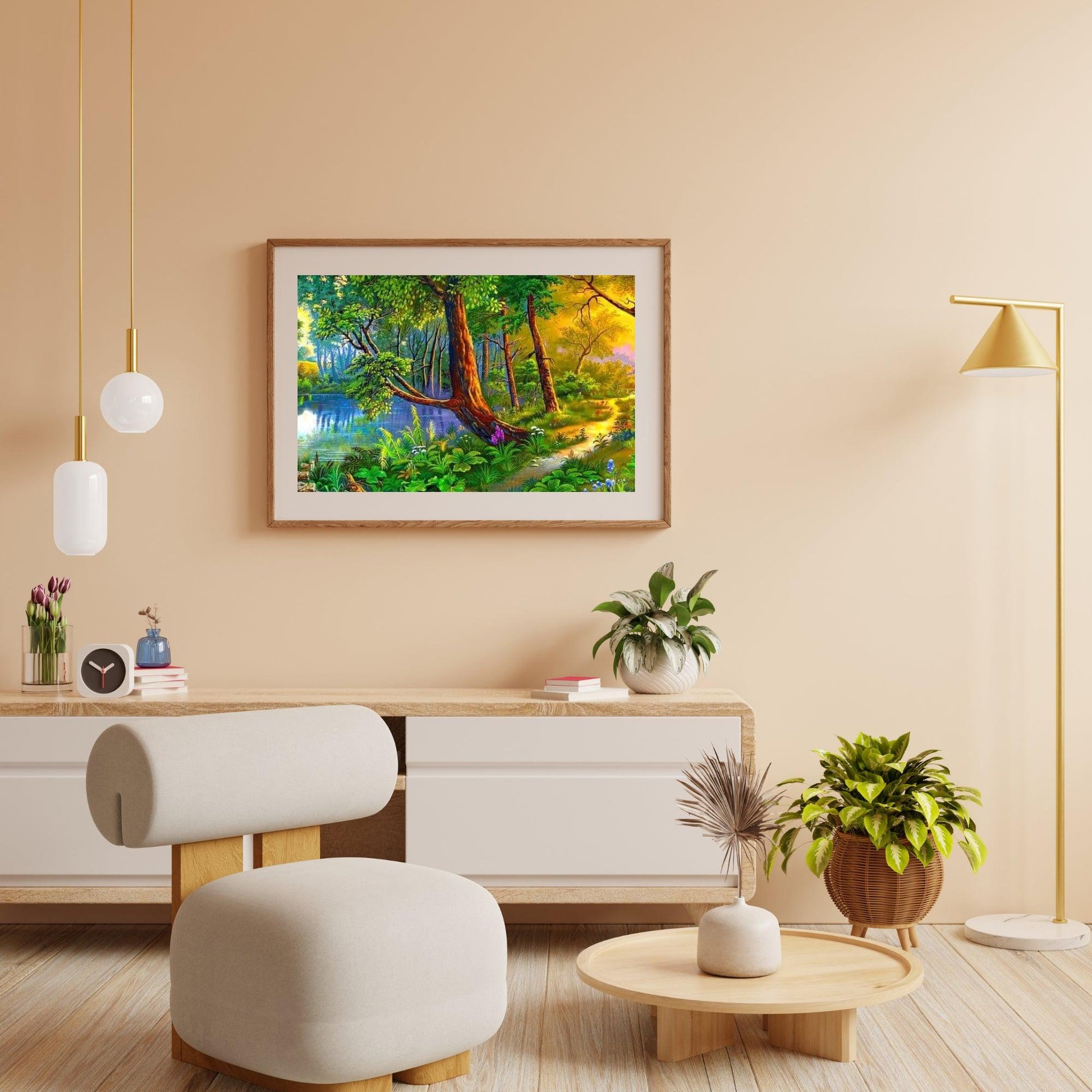 Diamantmalerei Baum am Wasser – SEOS Shop ®