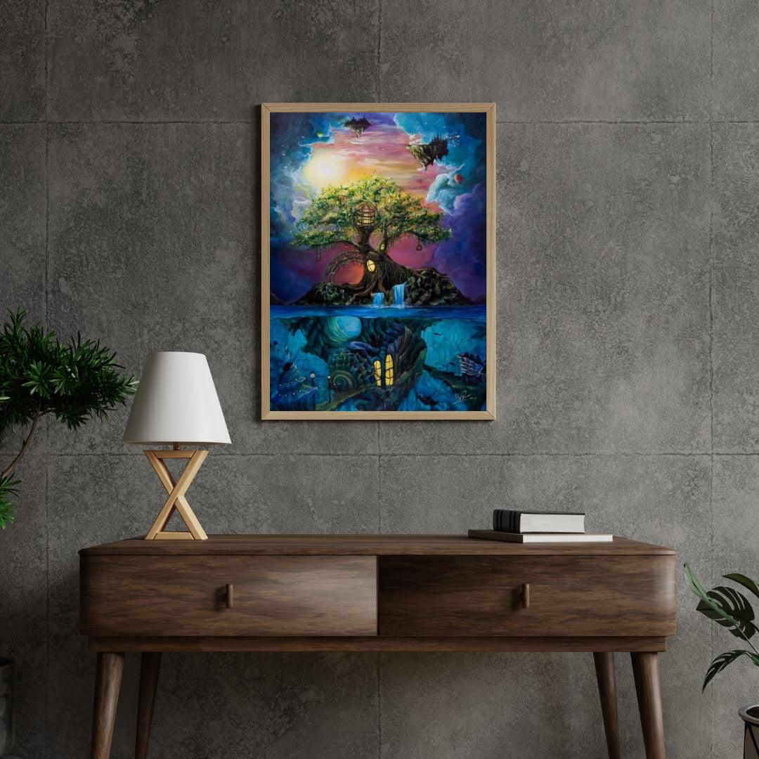 Diamantmalerei Baum in Wolken - SEOS Shop ®