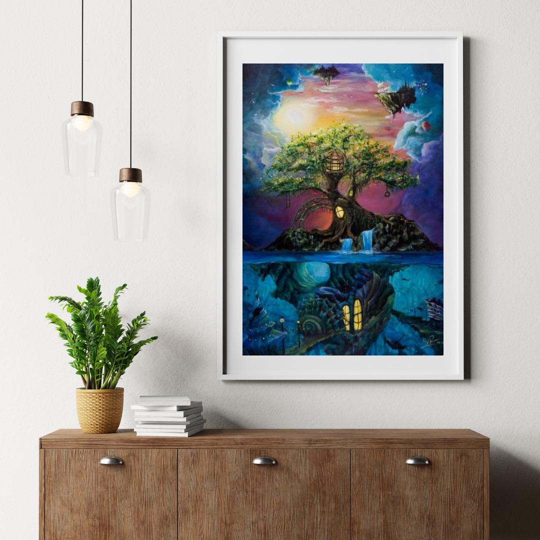 Diamantmalerei Baum in Wolken - SEOS Shop ®