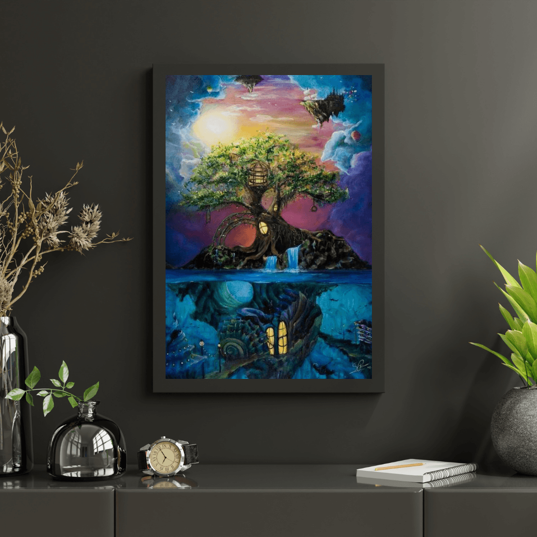 Diamantmalerei Baum in Wolken - SEOS Shop ®