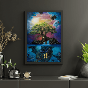 Diamantmalerei Baum in Wolken - SEOS Shop ®