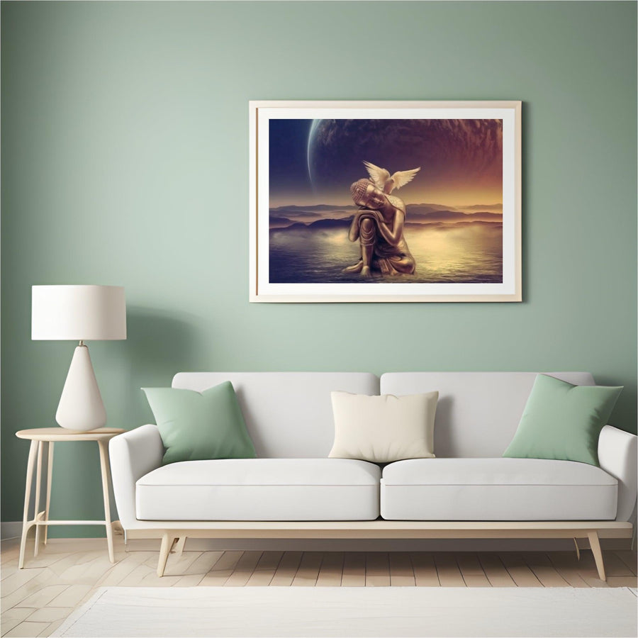 Diamond Painting Buddha mit Mond - SEOS Shop