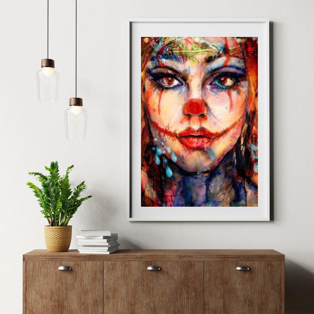 Diamantmalerei Clown-Mädchen - SEOS Shop ®