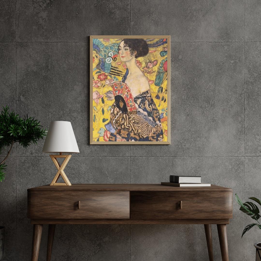 Diamond Painting Dame mit Fächer - SEOS Shop ®