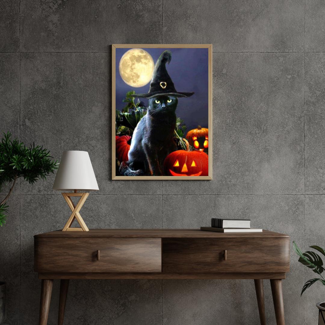 Diamantmalerei Die schwarze Katze - SEOS Shop ®