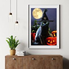 Diamantmalerei Die schwarze Katze - SEOS Shop ®