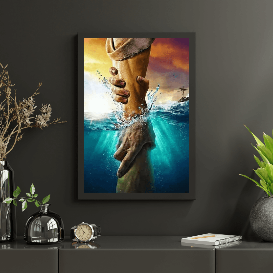 Diamantmalerei Die Hand Gottes Jesus - SEOS Shop ®