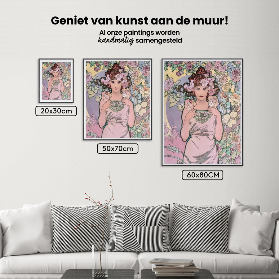 Diamantmalerei Die Rose (1898) - SEOS Shop ®
