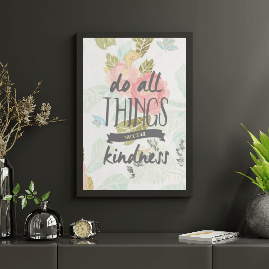 Diamantmalerei „Tu alles mit Freundlichkeit“ - SEOS Shop ®