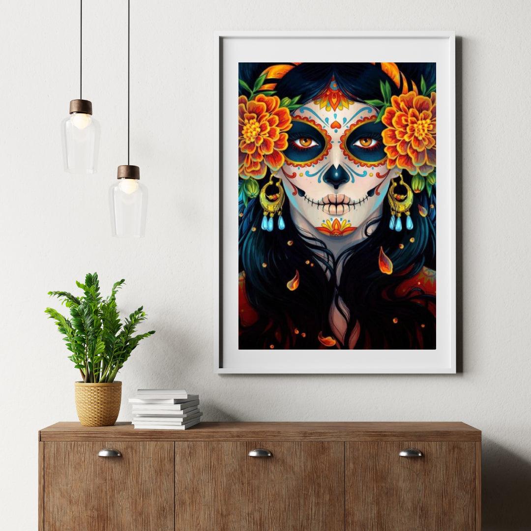 Diamantmalerei Totenkopf Frau - SEOS Shop ®