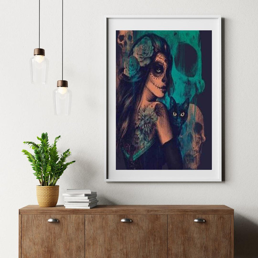 Diamond Painting Dunkle Dame Vollständig - SEOS Shop®