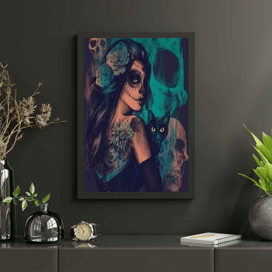 Diamond Painting Dunkle Dame Vollständig - SEOS Shop®