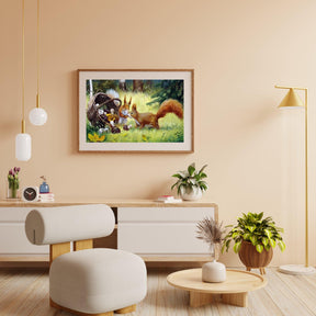 Diamond Painting Eichhörnchen mit Pilz - SEOS Shop ®