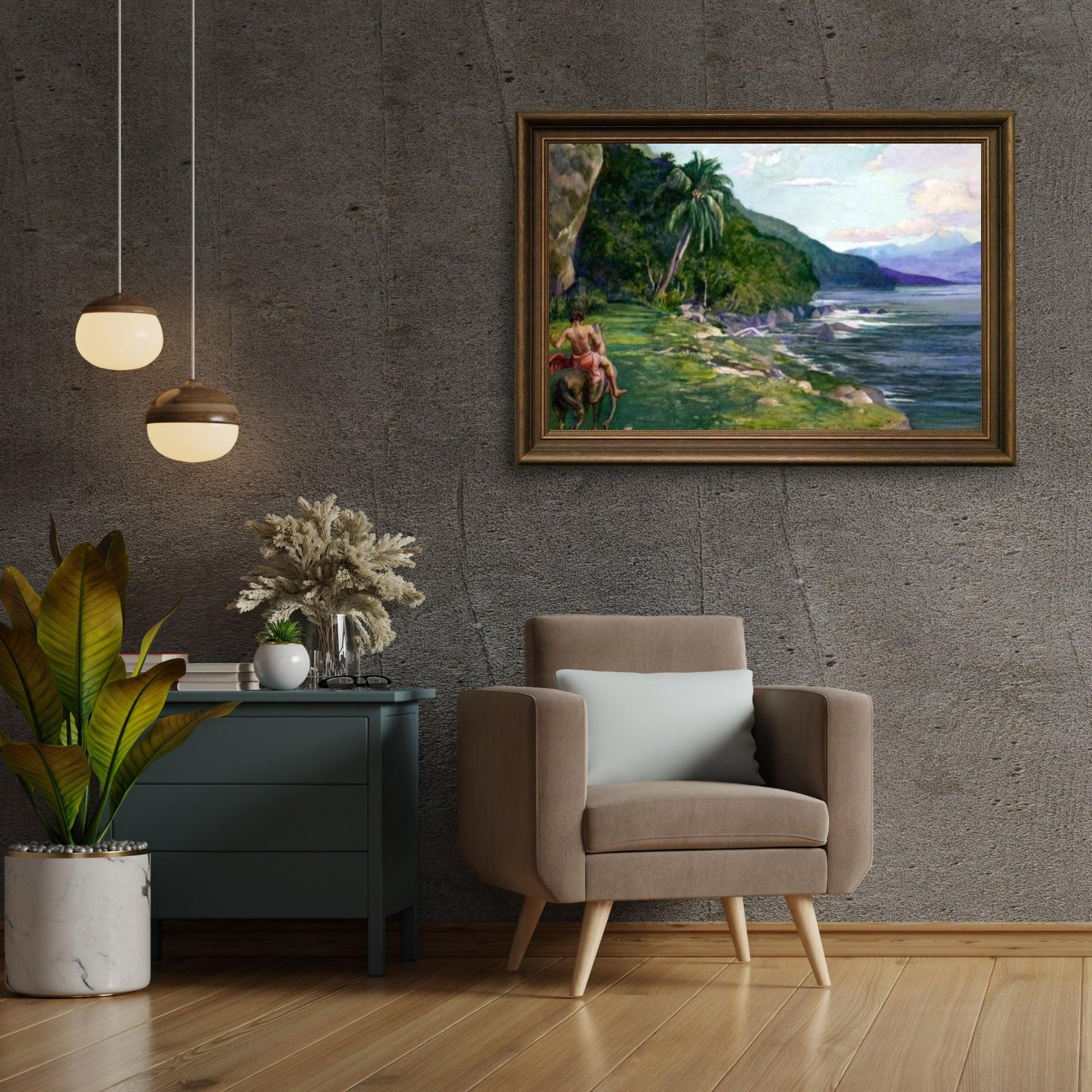Diamantmalerei: Ein Reitweg in Tahiti - SEOS Shop ®