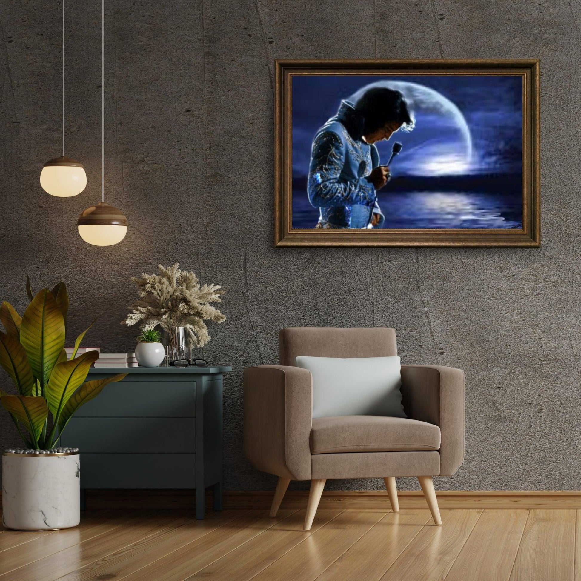 Diamantmalerei Elvis Presley am Abend - SEOS Shop ®