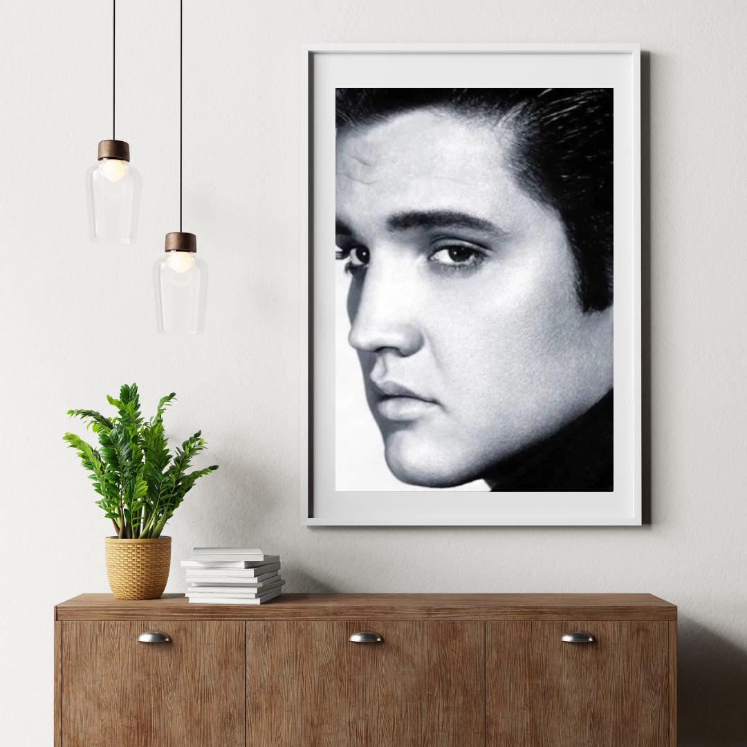 Diamond Painting Elvis Presley in Schwarzweiß - SEOS Shop ®