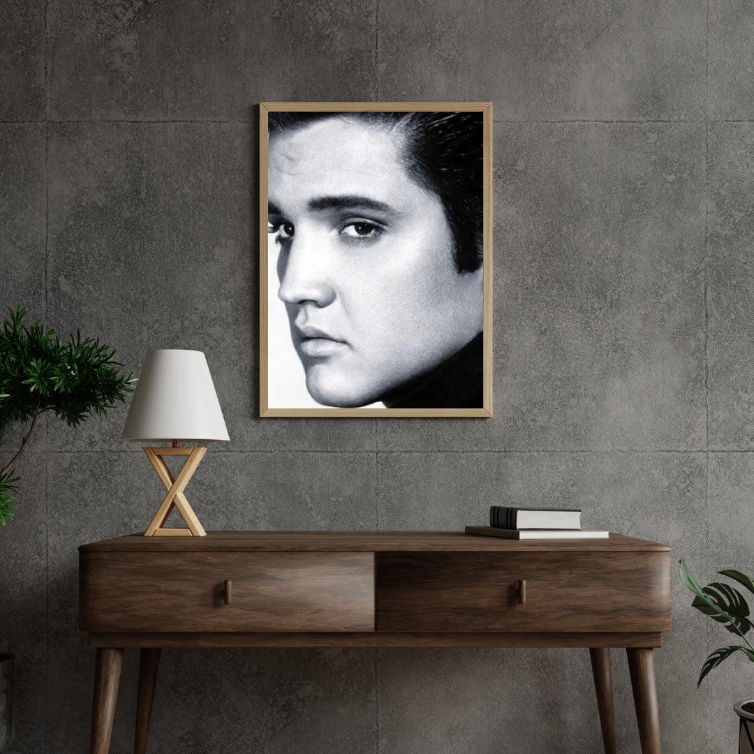 Diamond Painting Elvis Presley in Schwarzweiß - SEOS Shop ®