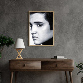 Diamond Painting Elvis Presley in Schwarzweiß - SEOS Shop ®