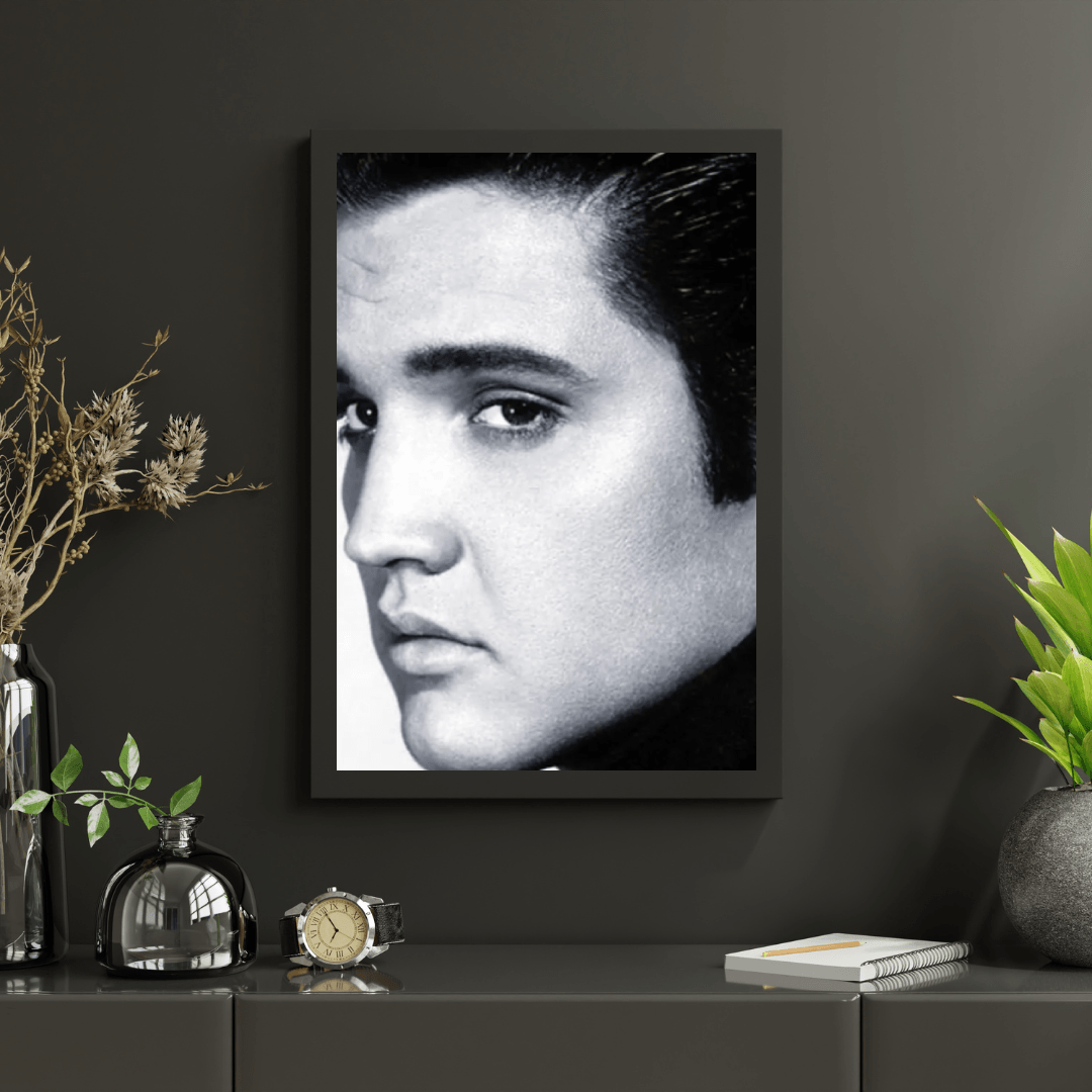 Diamond Painting Elvis Presley in Schwarzweiß - SEOS Shop ®
