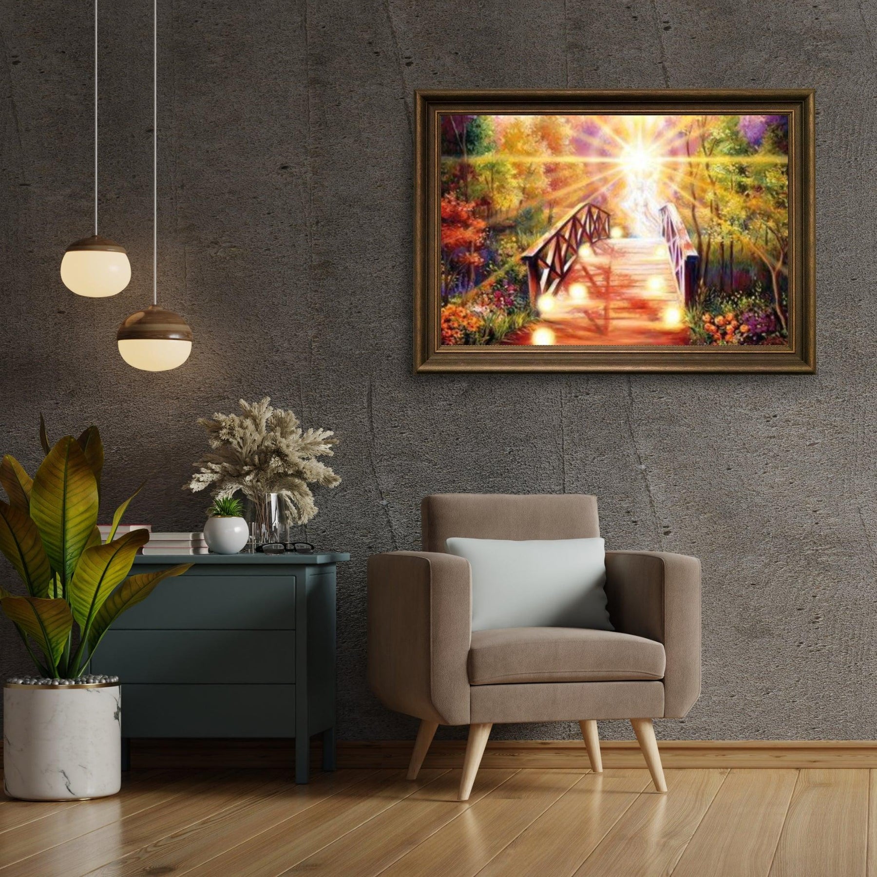 Diamond Painting Engel auf Brücke - SEOS Shop ®