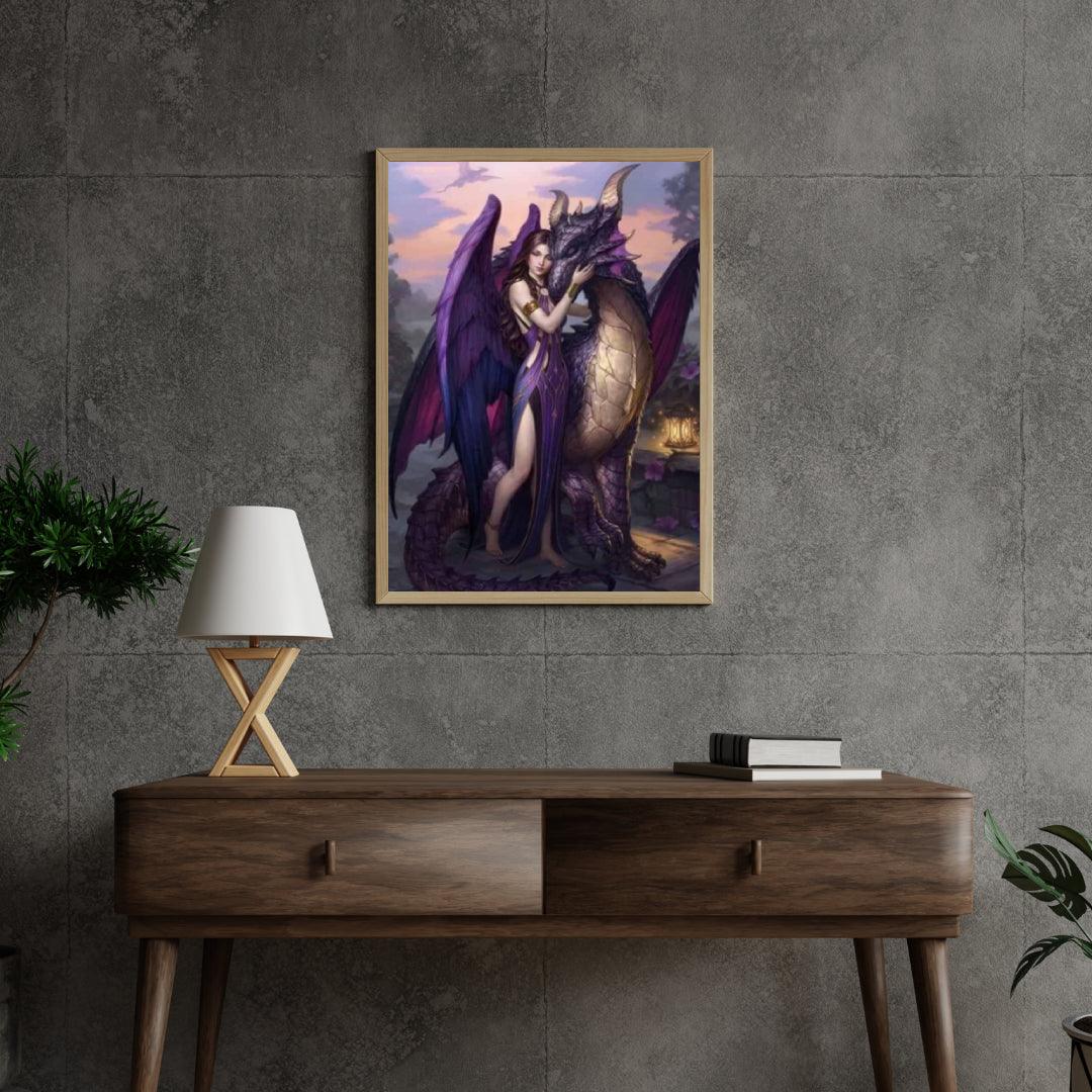 Diamantmalerei Fee mit Drache - SEOS Shop ®