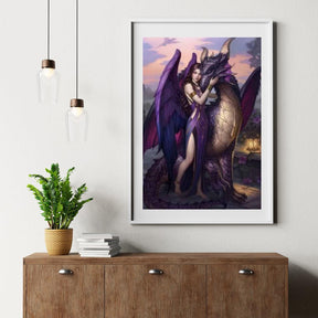 Diamantmalerei Fee mit Drache - SEOS Shop ®