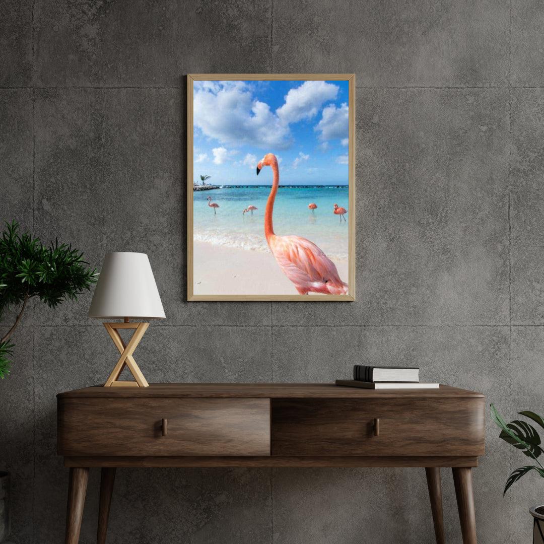 Diamantmalerei Flamingos am Strand - SEOS Shop ®