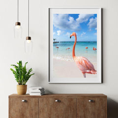 Diamantmalerei Flamingos am Strand - SEOS Shop ®