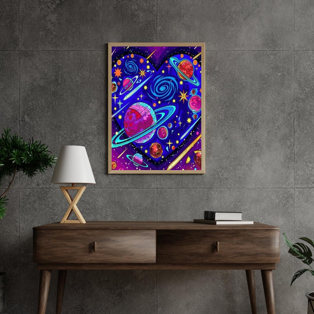 Diamantmalerei Galaxie Herz - SEOS Shop ®