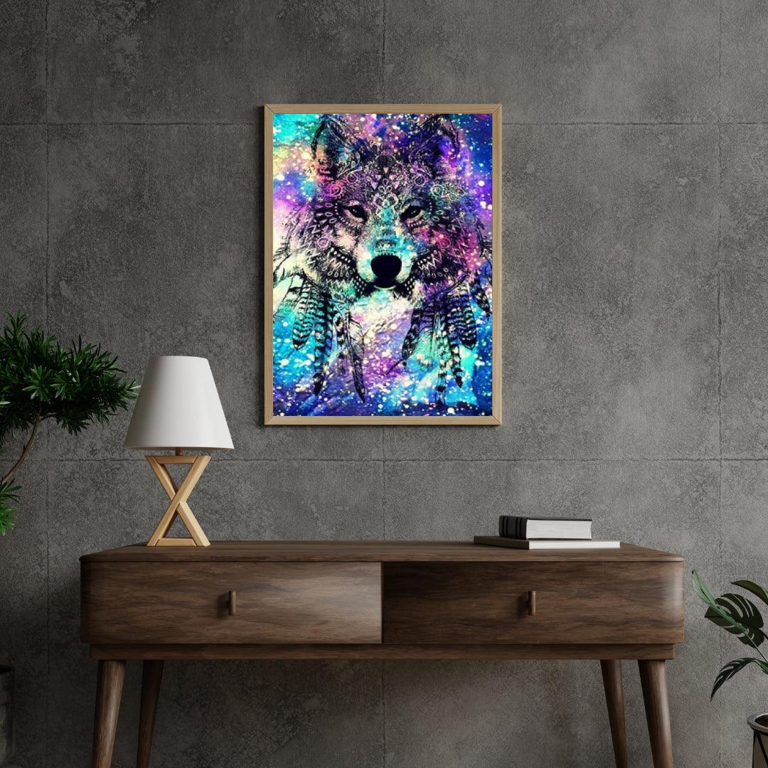 Diamantmalerei Galaxie Wolf - SEOS Shop ®