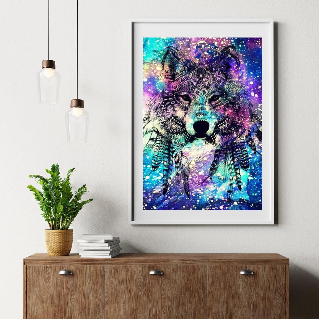 Diamantmalerei Galaxie Wolf - SEOS Shop ®
