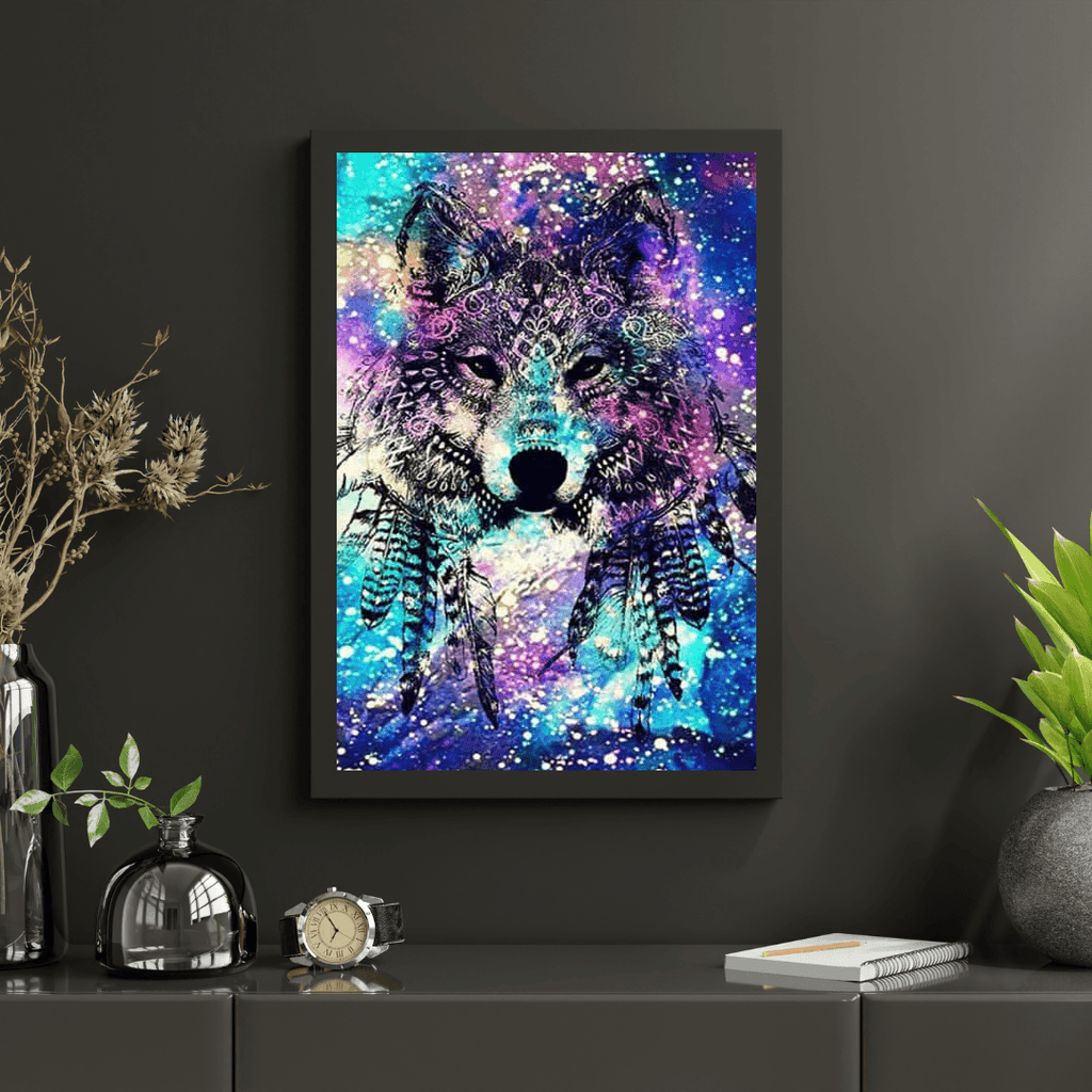 Diamantmalerei Galaxie Wolf - SEOS Shop ®