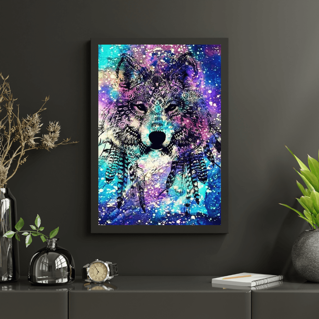 Diamantmalerei Galaxie Wolf - SEOS Shop ®