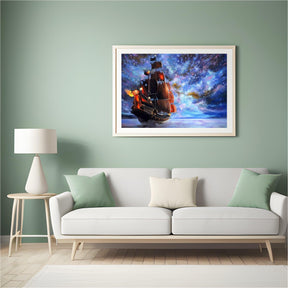Diamond Painting Galaxie Segelboot - SEOS Shop ®