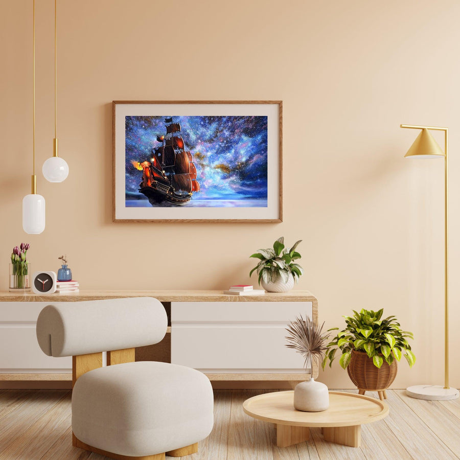 Diamond Painting Galaxie Segelboot - SEOS Shop ®