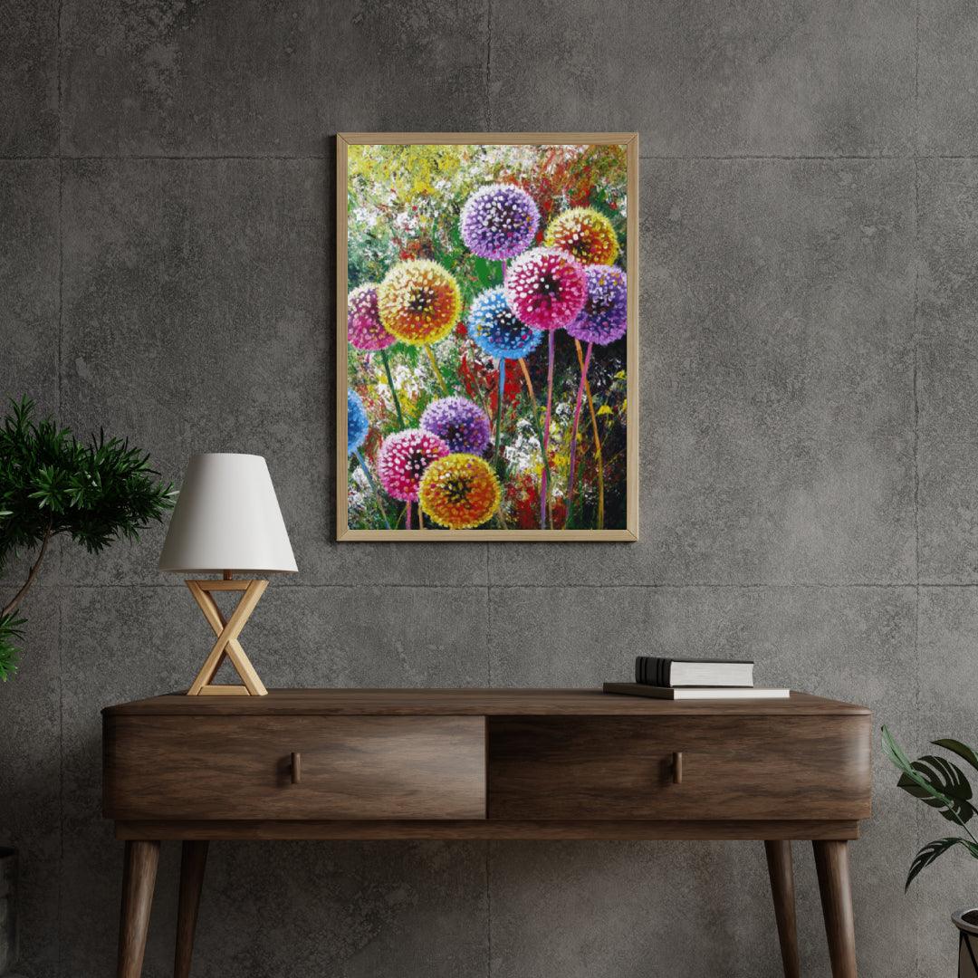 Diamond Painting Farbige Löwenzahnblüten - SEOS Shop ®