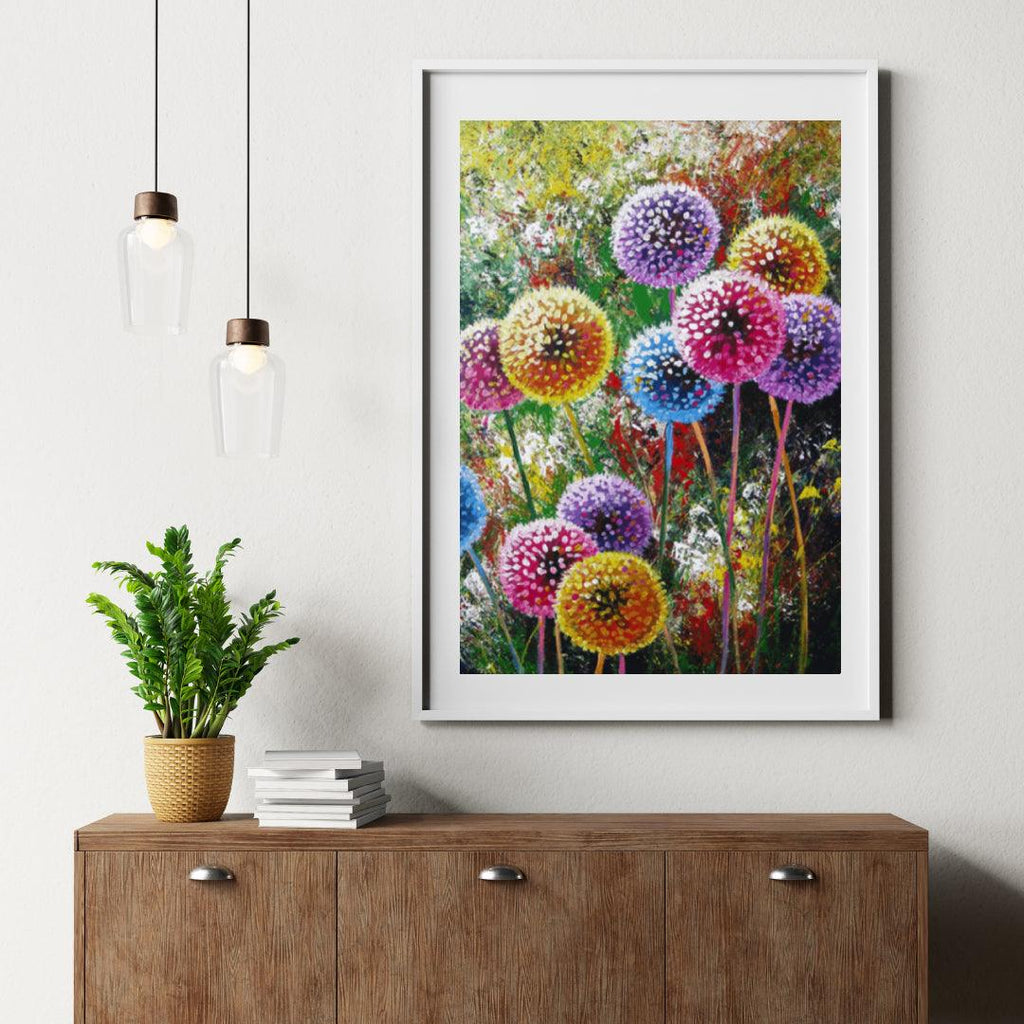 Diamond Painting Farbige Löwenzahnblüten - SEOS Shop ®