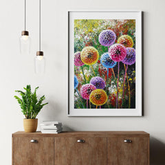 Diamond Painting Farbige Löwenzahnblüten - SEOS Shop ®