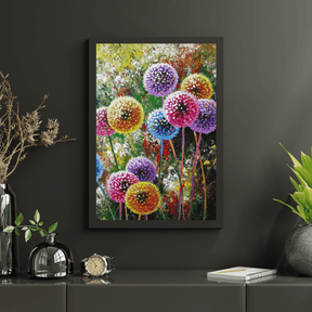 Diamond Painting Farbige Löwenzahnblüten - SEOS Shop ®