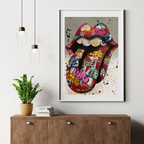 Diamond Painting Farbige Zunge - SEOS Shop ®