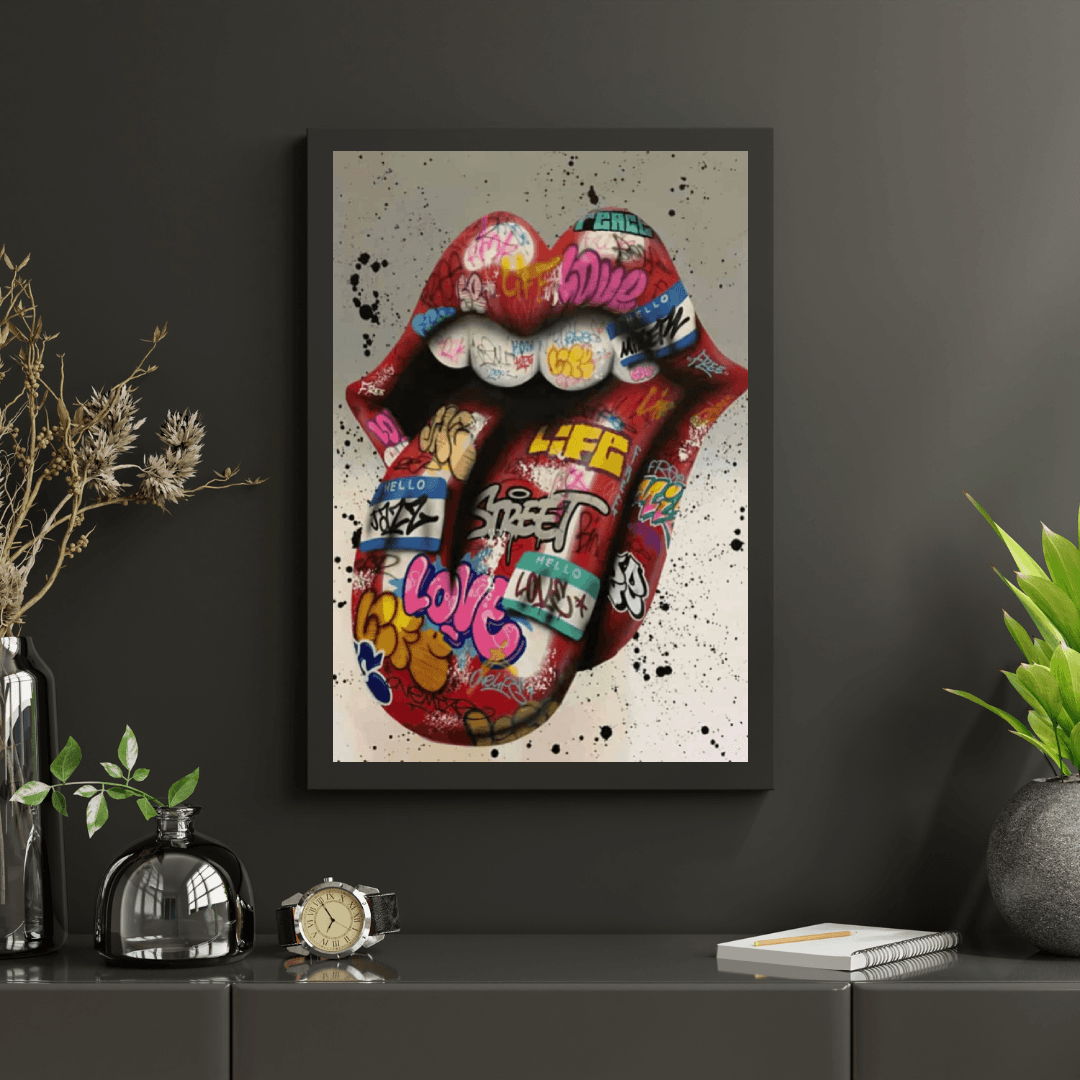 Diamond Painting Farbige Zunge - SEOS Shop ®