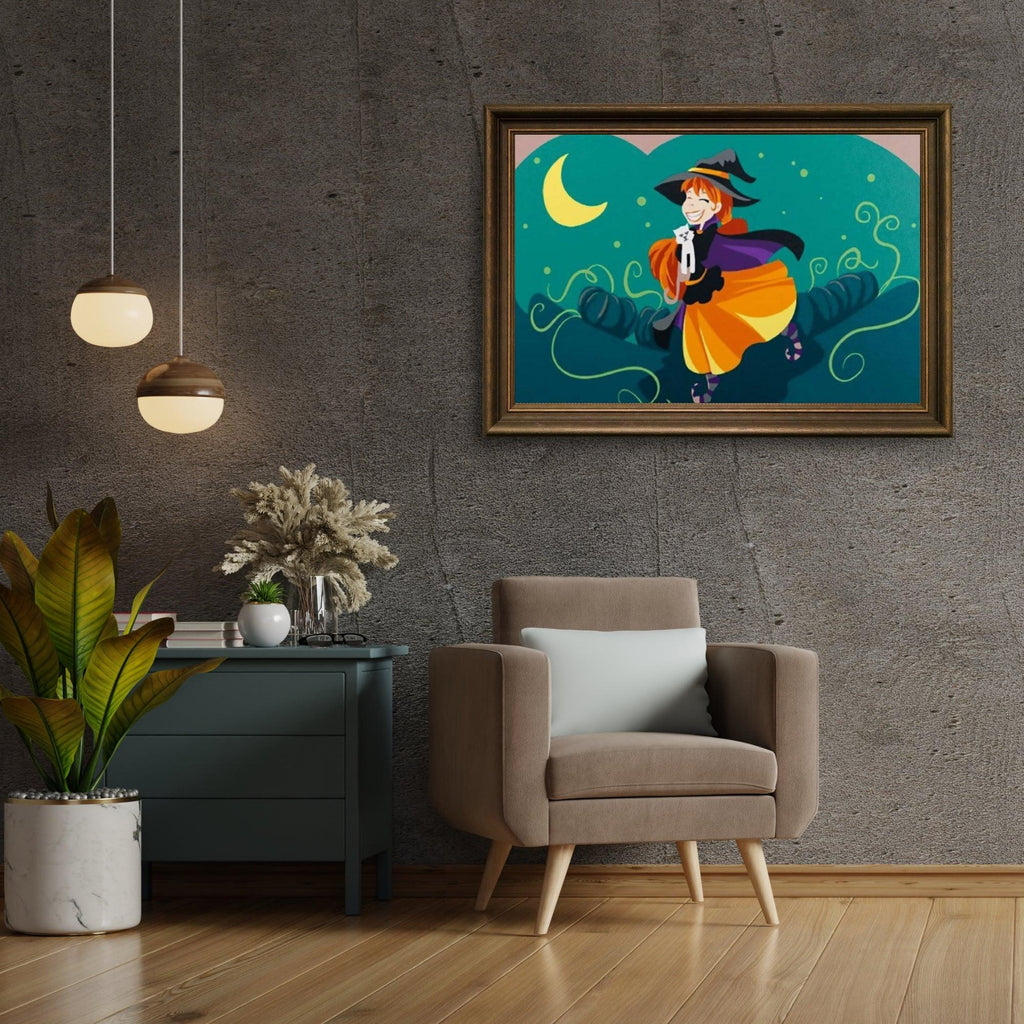 Diamond Painting Glückliche, gute kleine Hexe - SEOS Shop ®
