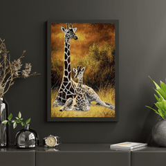 Diamantmalerei Giraffe Mutter und Kind – SEOS Shop ®