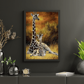 Diamantmalerei Giraffe Mutter und Kind – SEOS Shop ®