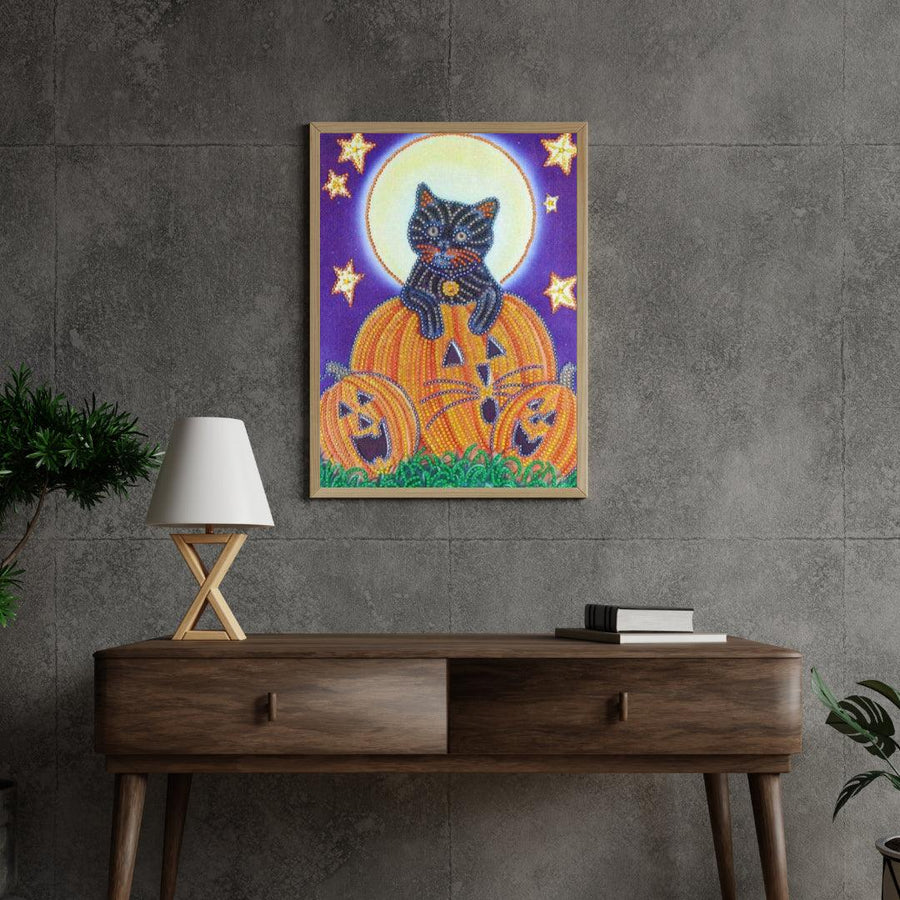 Diamantmalerei Gruseliger Kürbismann - SEOS Shop ®