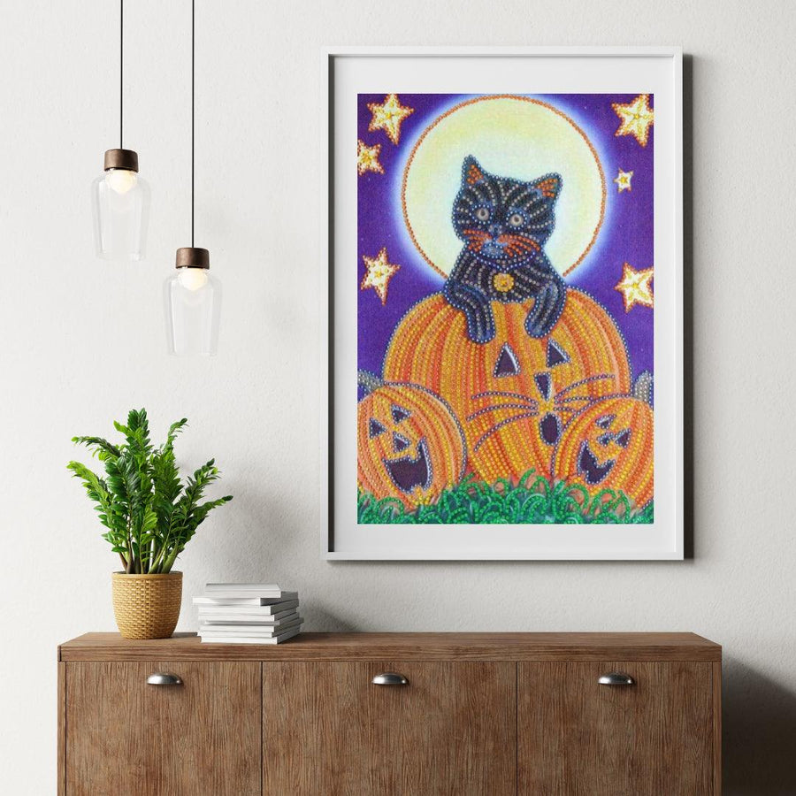 Diamantmalerei Gruseliger Kürbismann - SEOS Shop ®