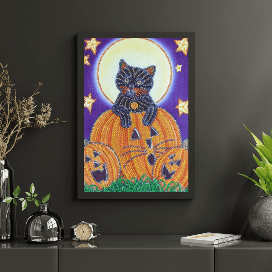 Diamantmalerei Gruseliger Kürbismann - SEOS Shop ®