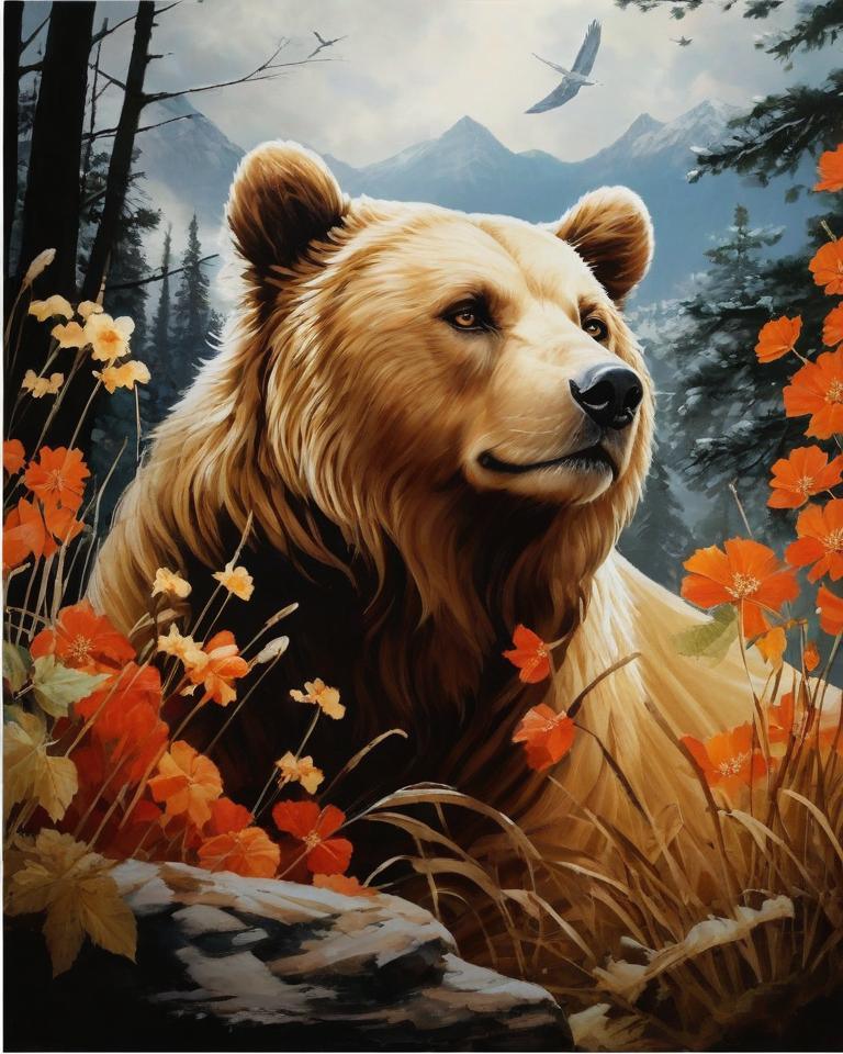 Diamantmalerei Grizzlybär - SEOS Shop ®