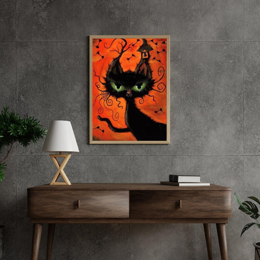 Diamantmalerei Halloween Katze - SEOS Shop ®