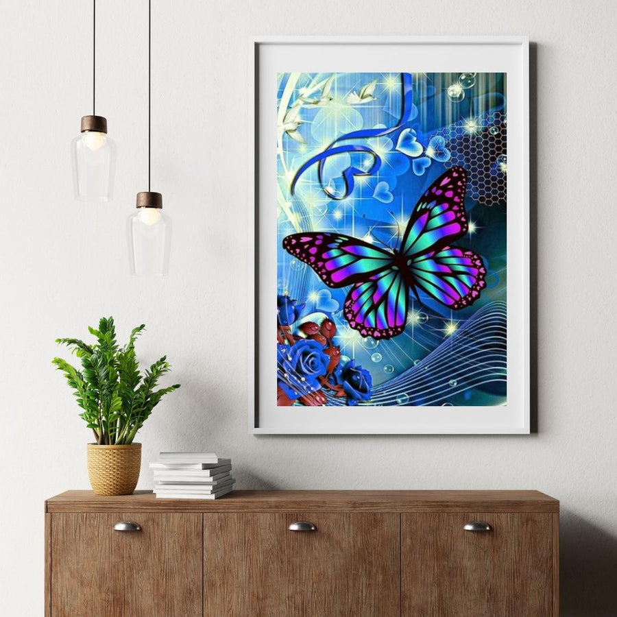 Diamantmalerei Herz und Schmetterling - SEOS Shop ®